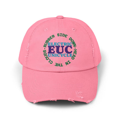 Unicycle Unicorn EUC Distressed Cap