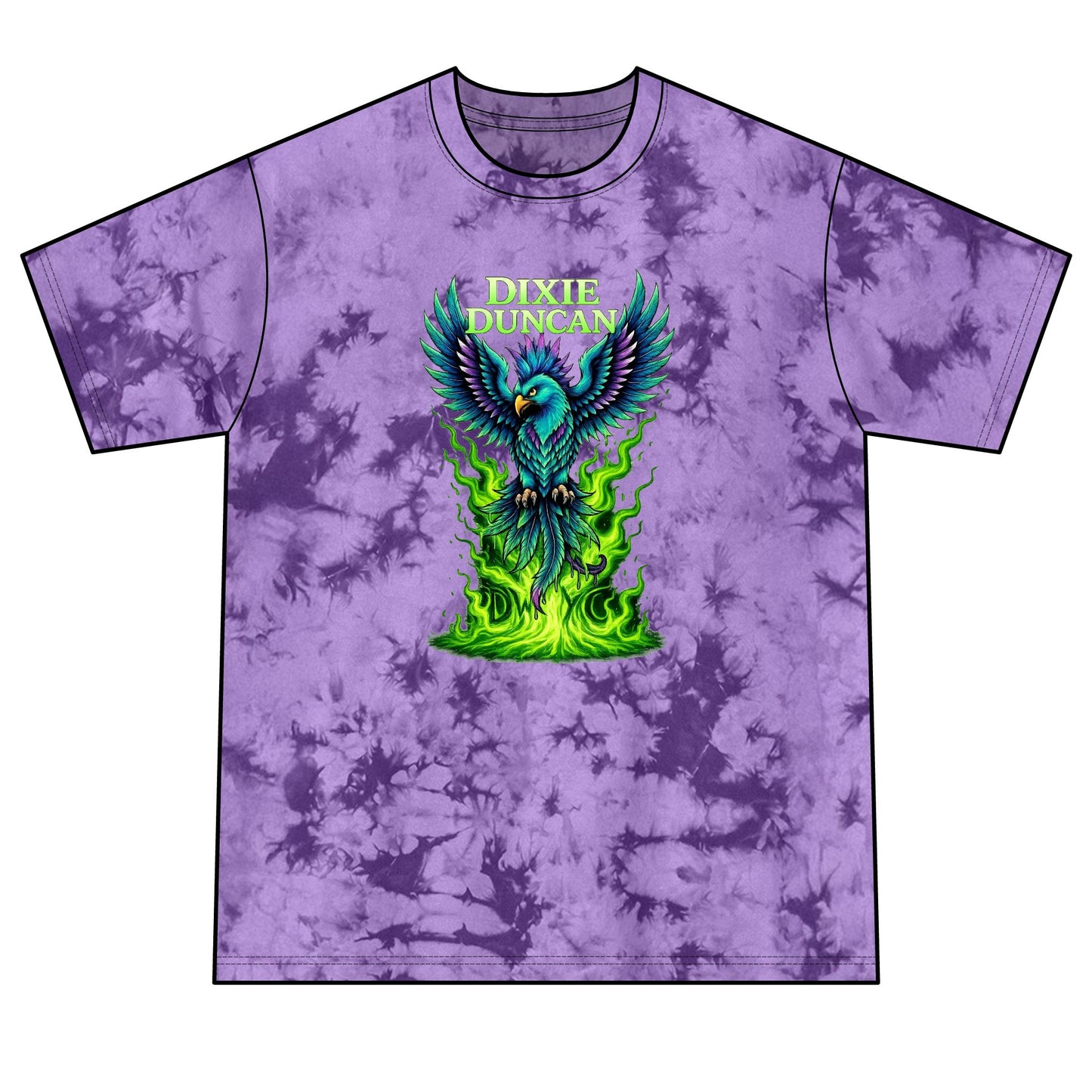 Unisex Crystal Tie-Dye Tee