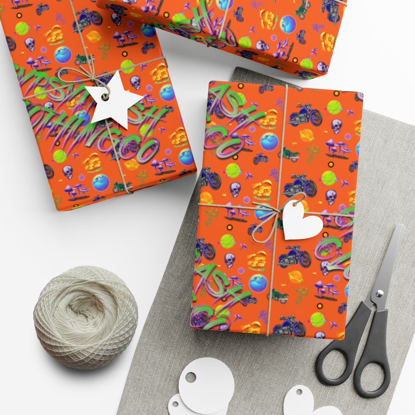 GTCC Gift Wrap Papers Orange