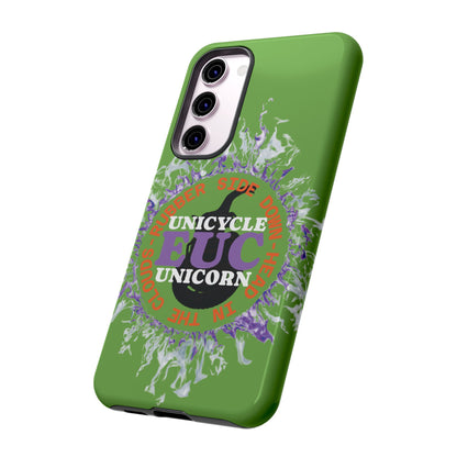 Unicycle Unicorn Purple ring of Fire Tough Case - Durable phone case for EUC fans