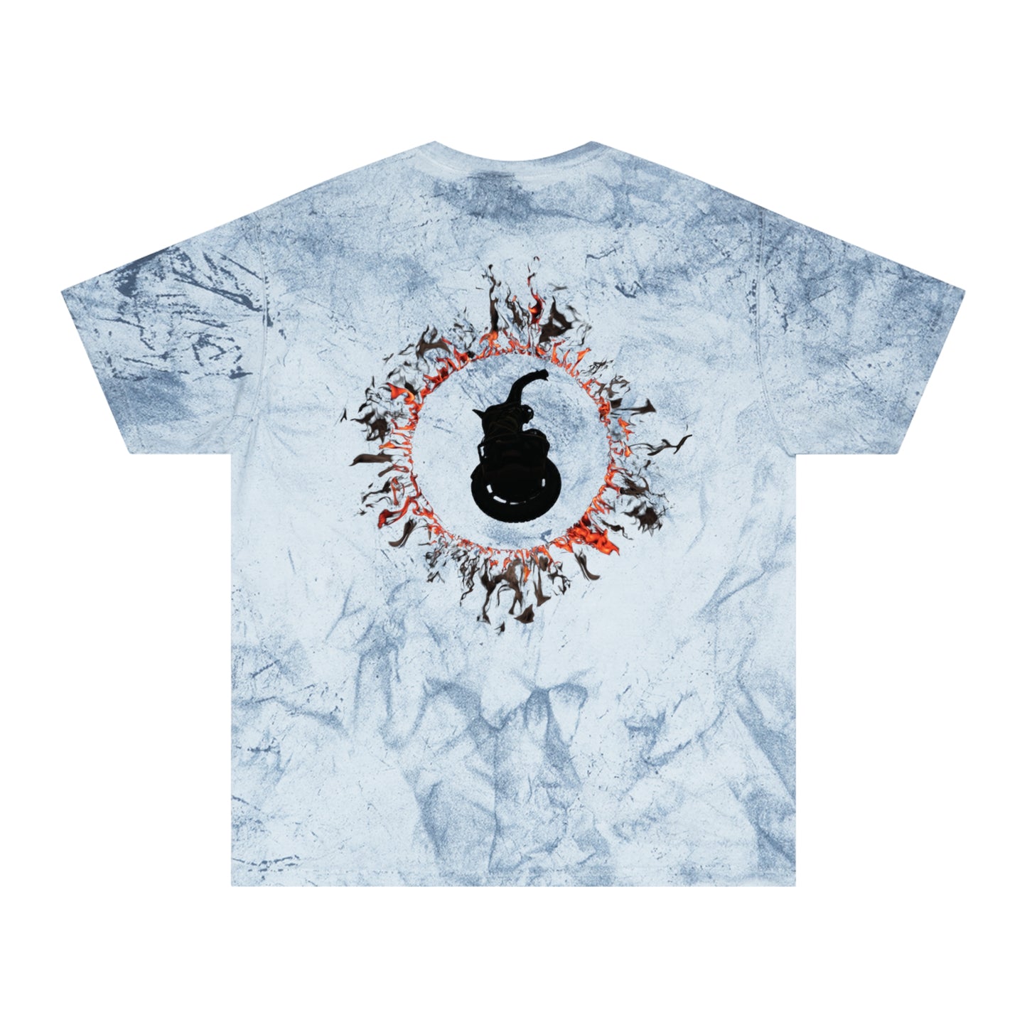 Unicycle Unicorn Red Ring of Fire unisex tshirt