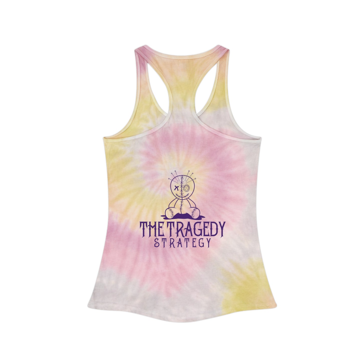 The Tragedy Strategy Tie Dye Racerback Tank Top