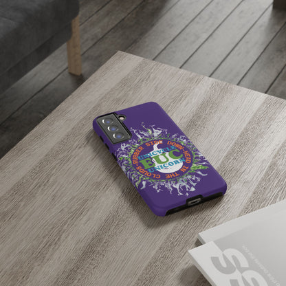 Unicycle Unicorn ring of Fire Tough Case - Durable phone case for EUC fans (purple)