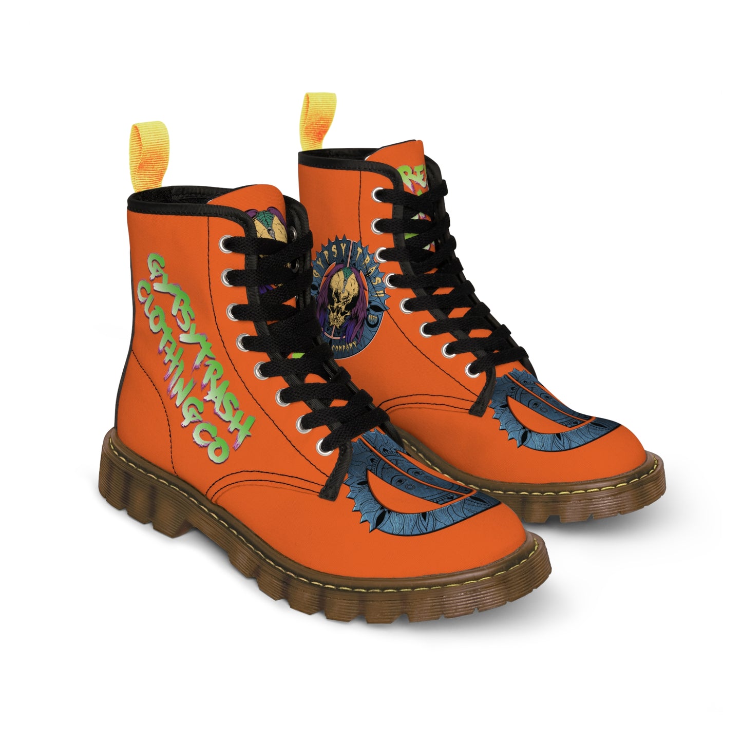 GTCC Men's Canvas Boots (Orange)