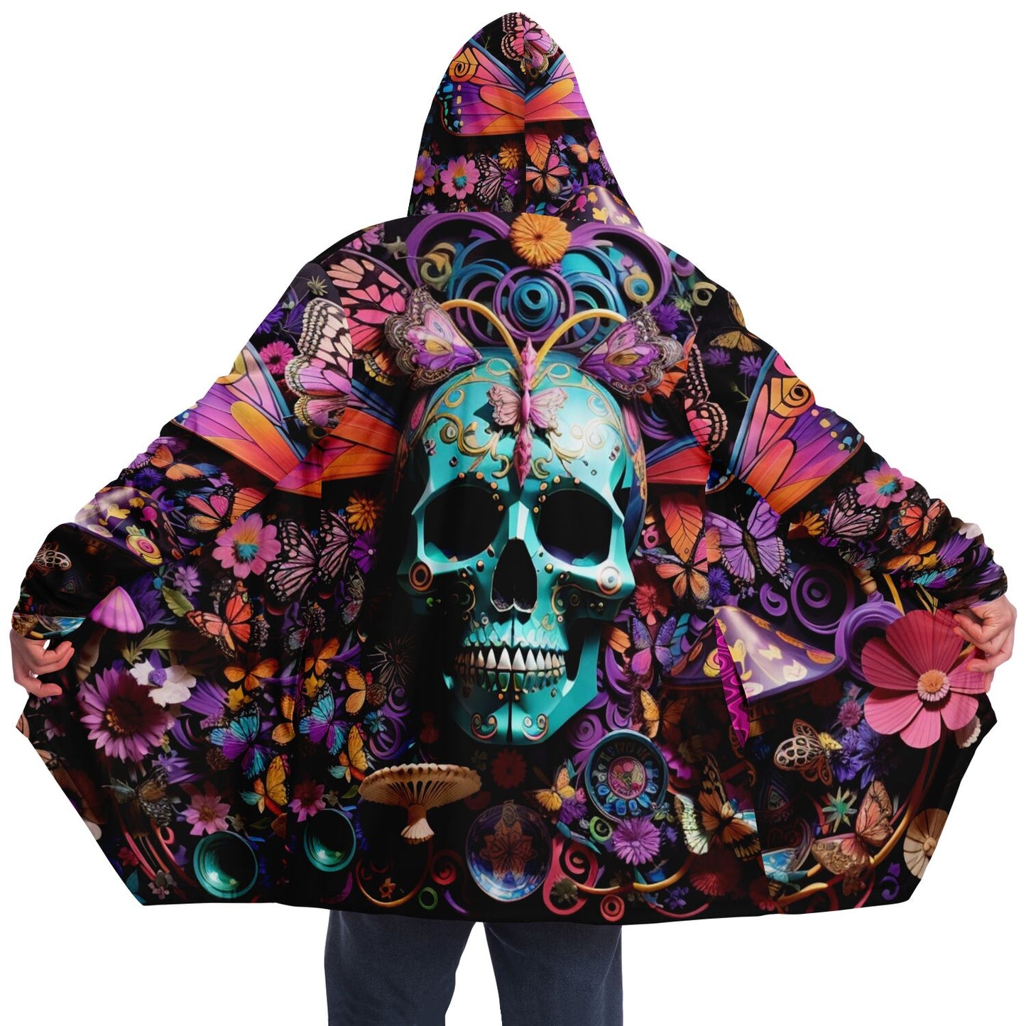 Unbranded Skull #4 Microfleece Cloak