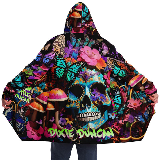 Skulls n Butterflies DWYC Microfleece Cloak