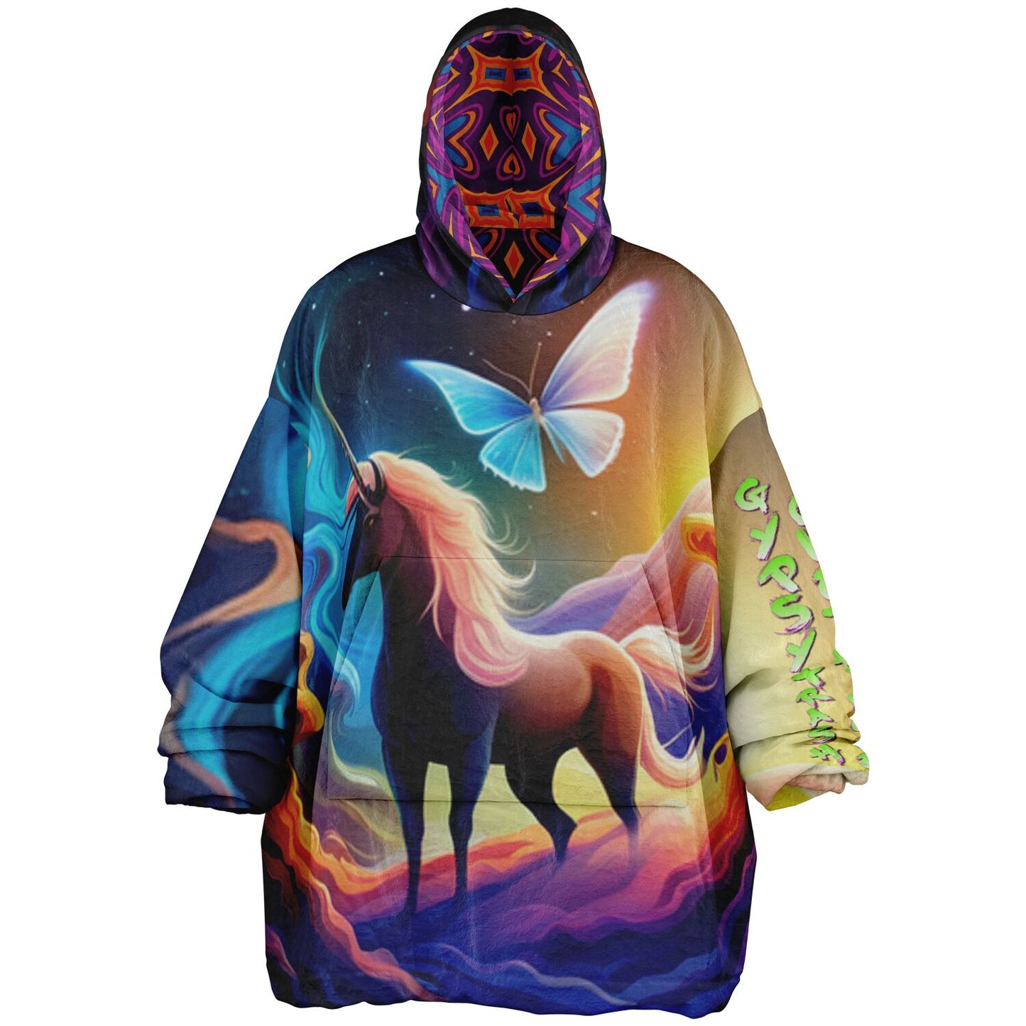 Unbranded Unicorn Reversible Snug Hoodie