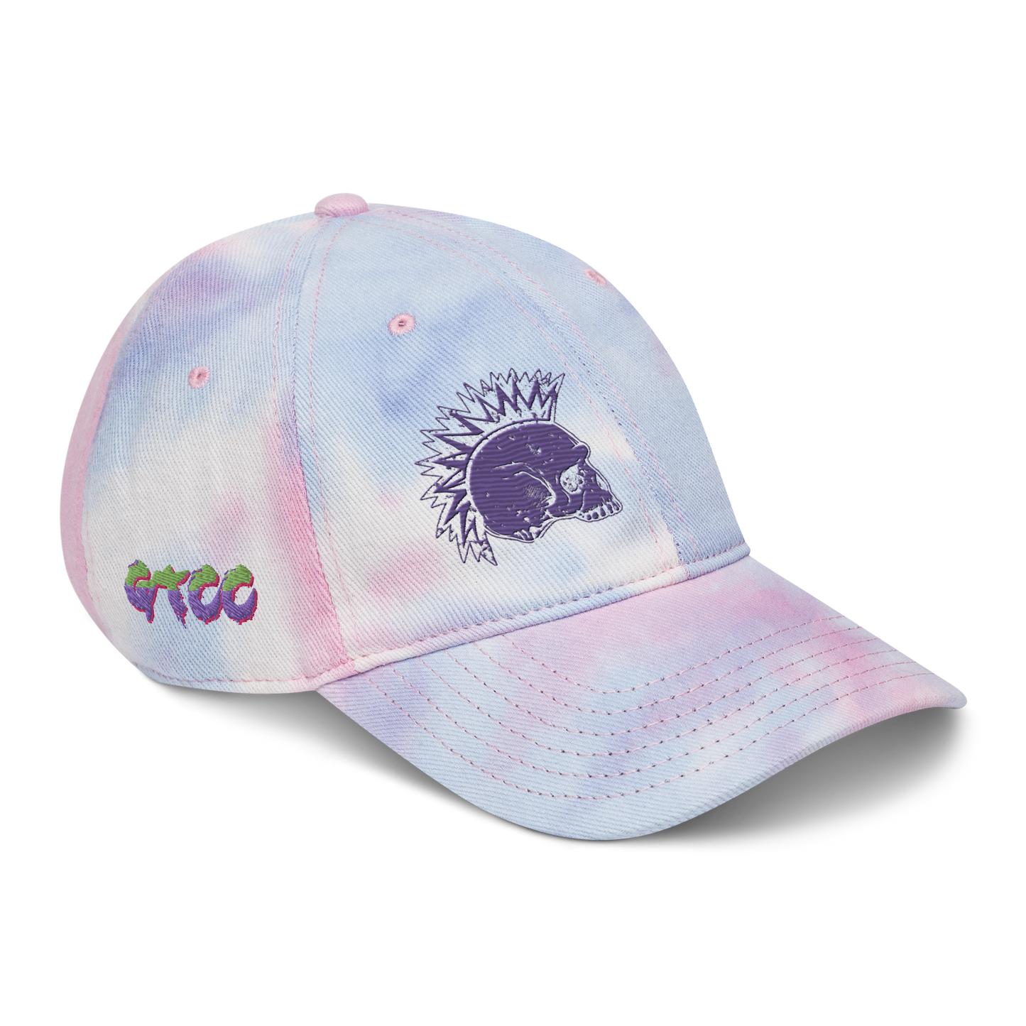 GTCC Skull DWYC Tie dye hat