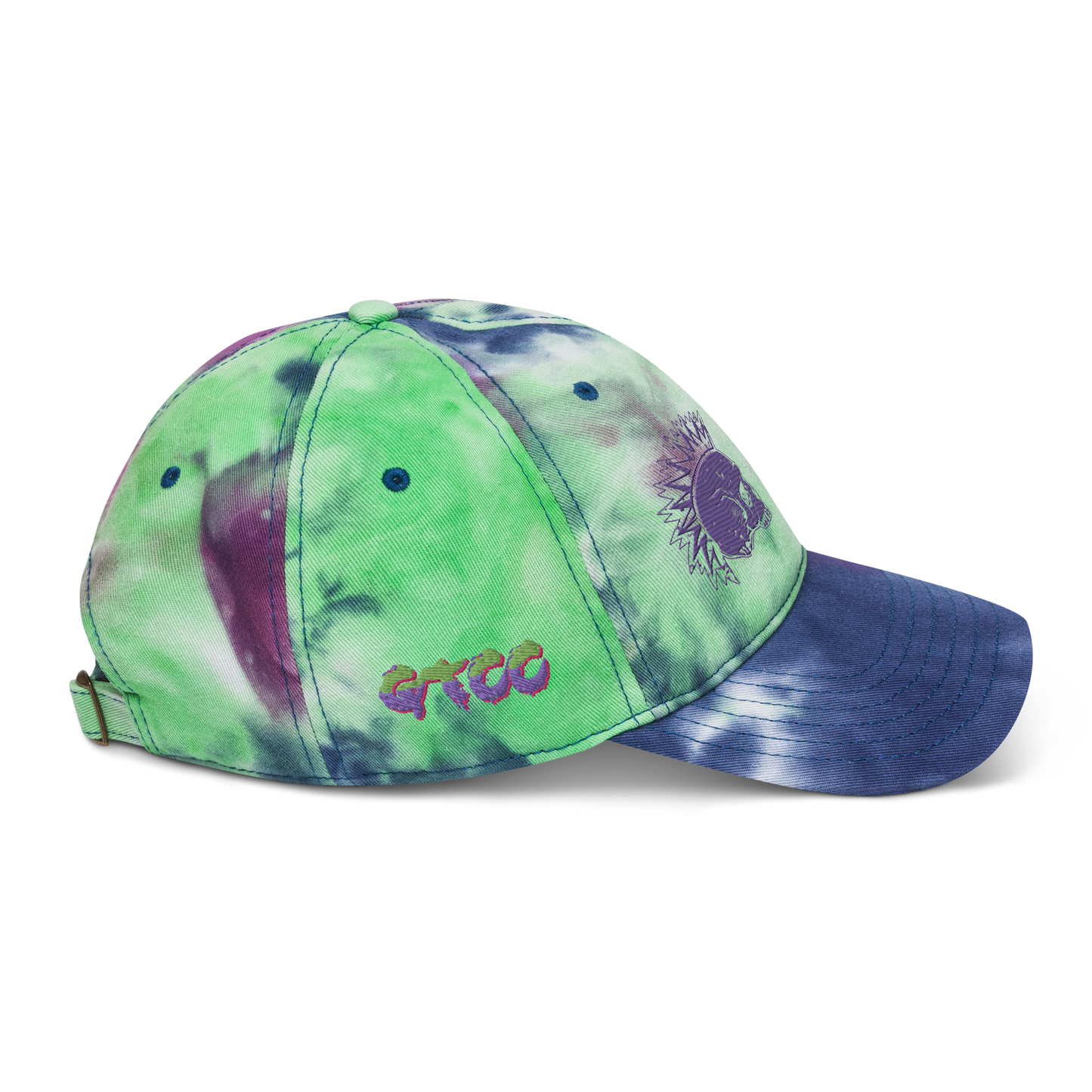 GTCC Skull DWYC Tie dye hat