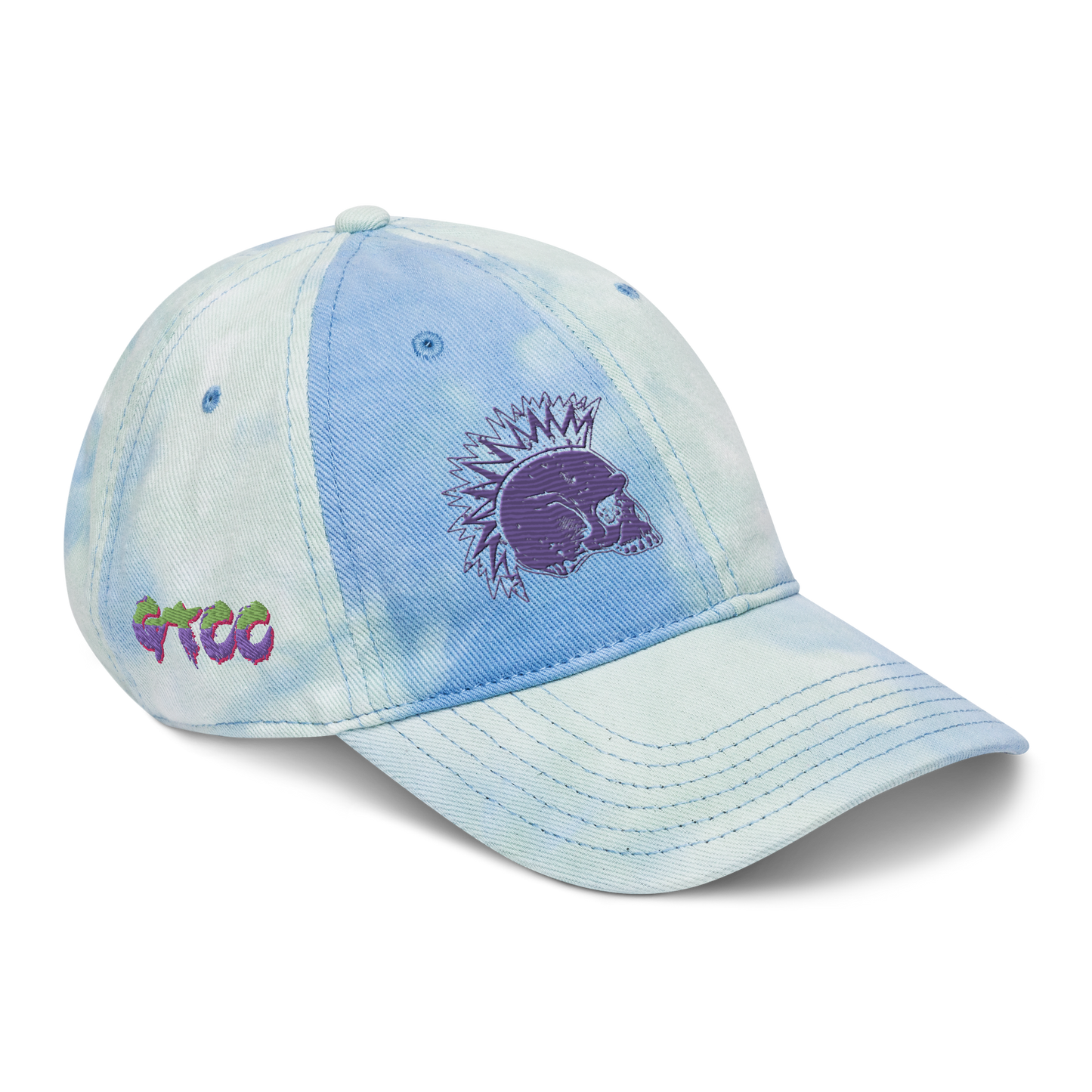 GTCC Skull DWYC Tie dye hat